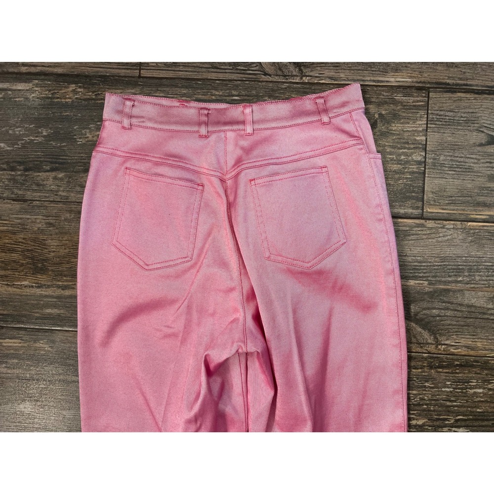Pink Straight Leg Women's Pants - Classic Everyday Style - Picture 9 of 9